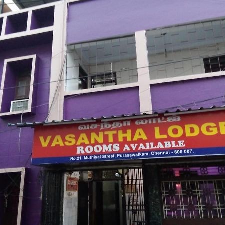 Vasantha Lodge Purasawalkam Csennai Kültér fotó